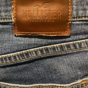Hollister Blue Jeans with Classic Faded Look